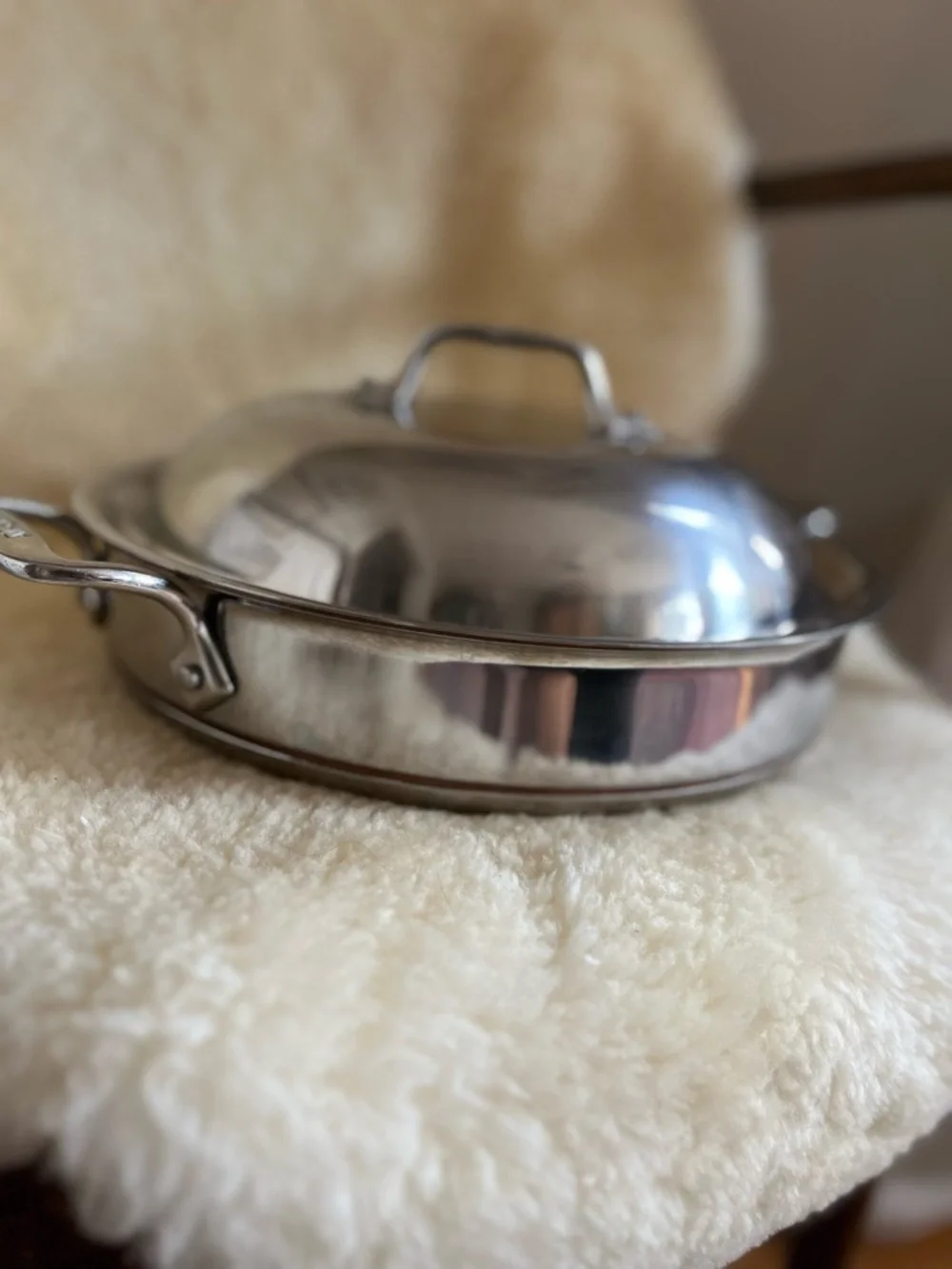 All-Clad Copper Core 3-Qt. Sauté Pan with Lid